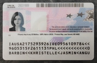 Ead Fake ids back side