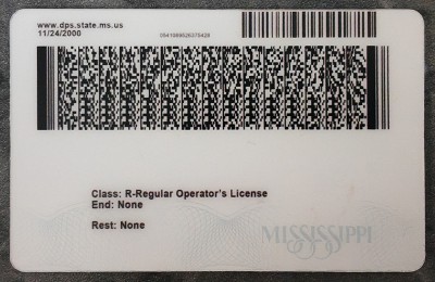Mississippi Fake Dirvers Licence