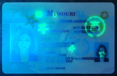 Missouri Fake Dirvers Licence